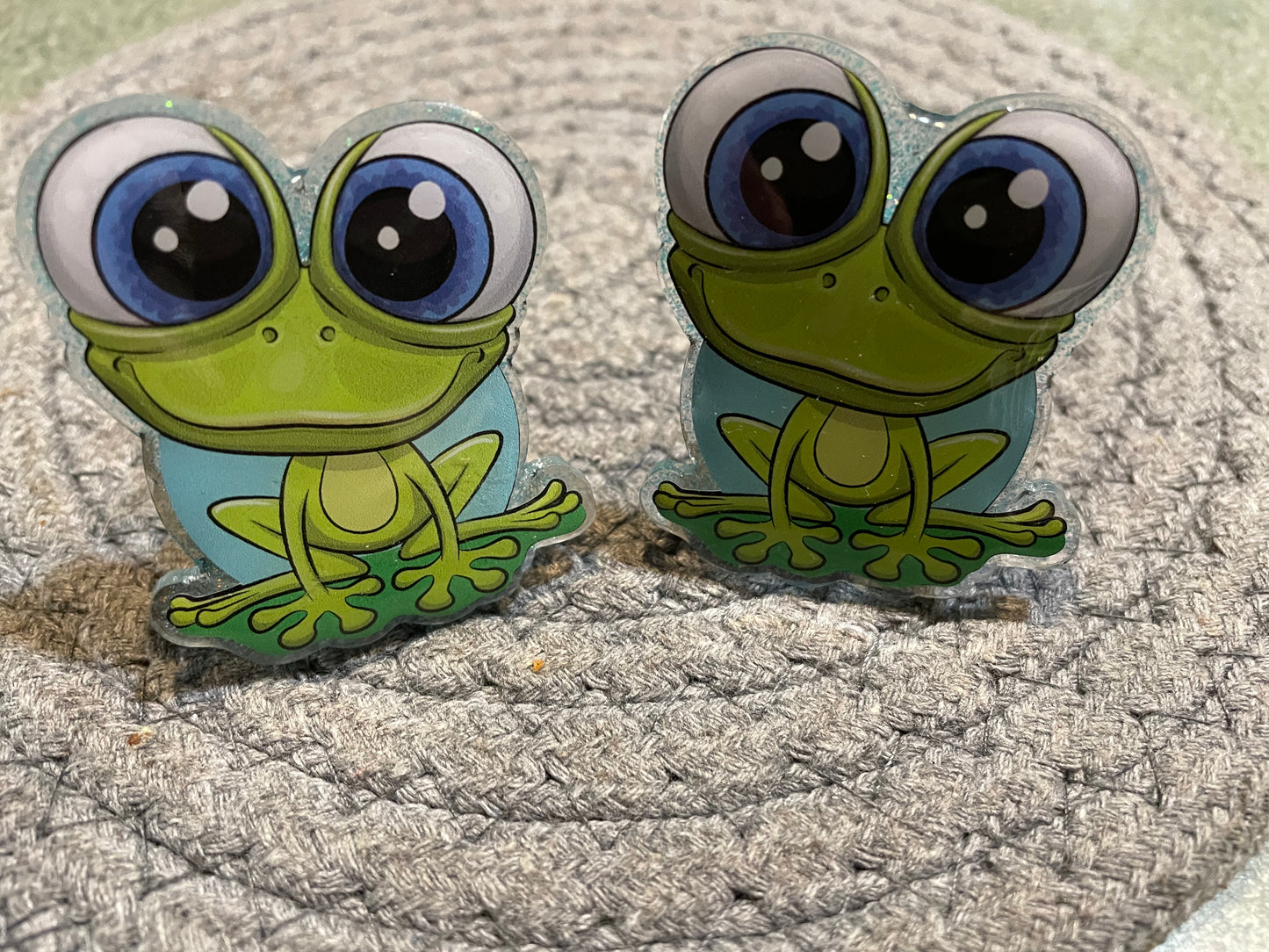 Frog Charm Car Vent Clip