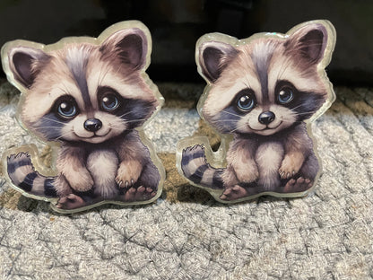 Racoon Charm Car Vent Clips